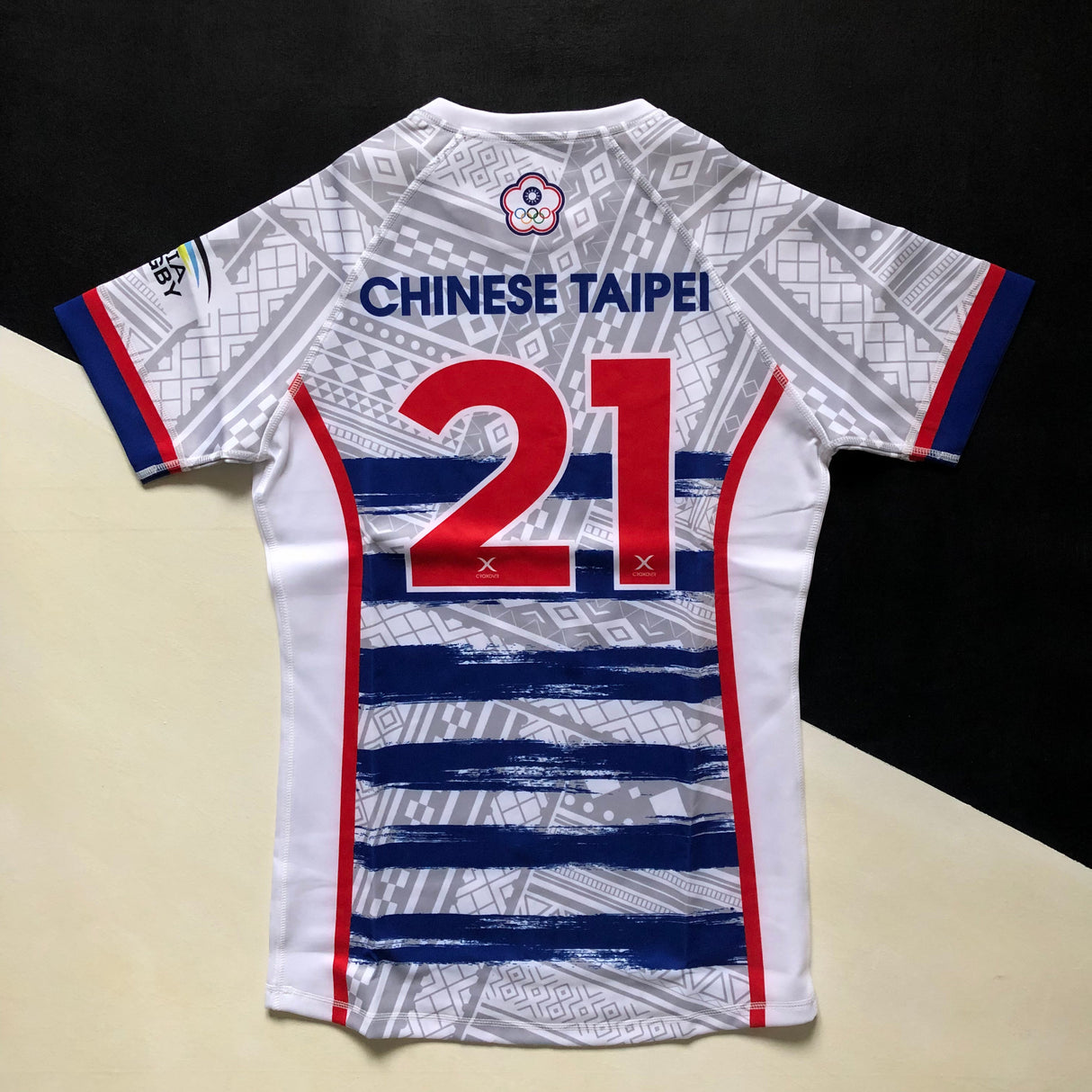 Chinese Taipei (Taiwan) National Rugby Team Jersey 2023 Away Player Issue XS Underdog Rugby - The Tier 2 Rugby Shop
