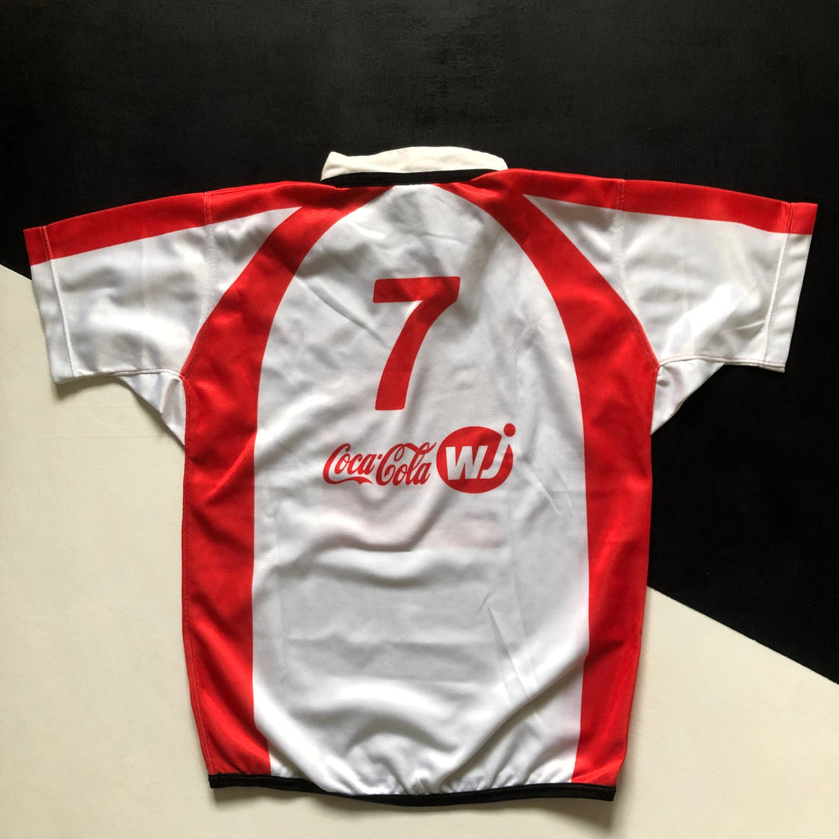 Coca Cola Red Sparks Sevens Rugby Team Jersey Match Worn 2007 Large Underdog Rugby - The Tier 2 Rugby Shop