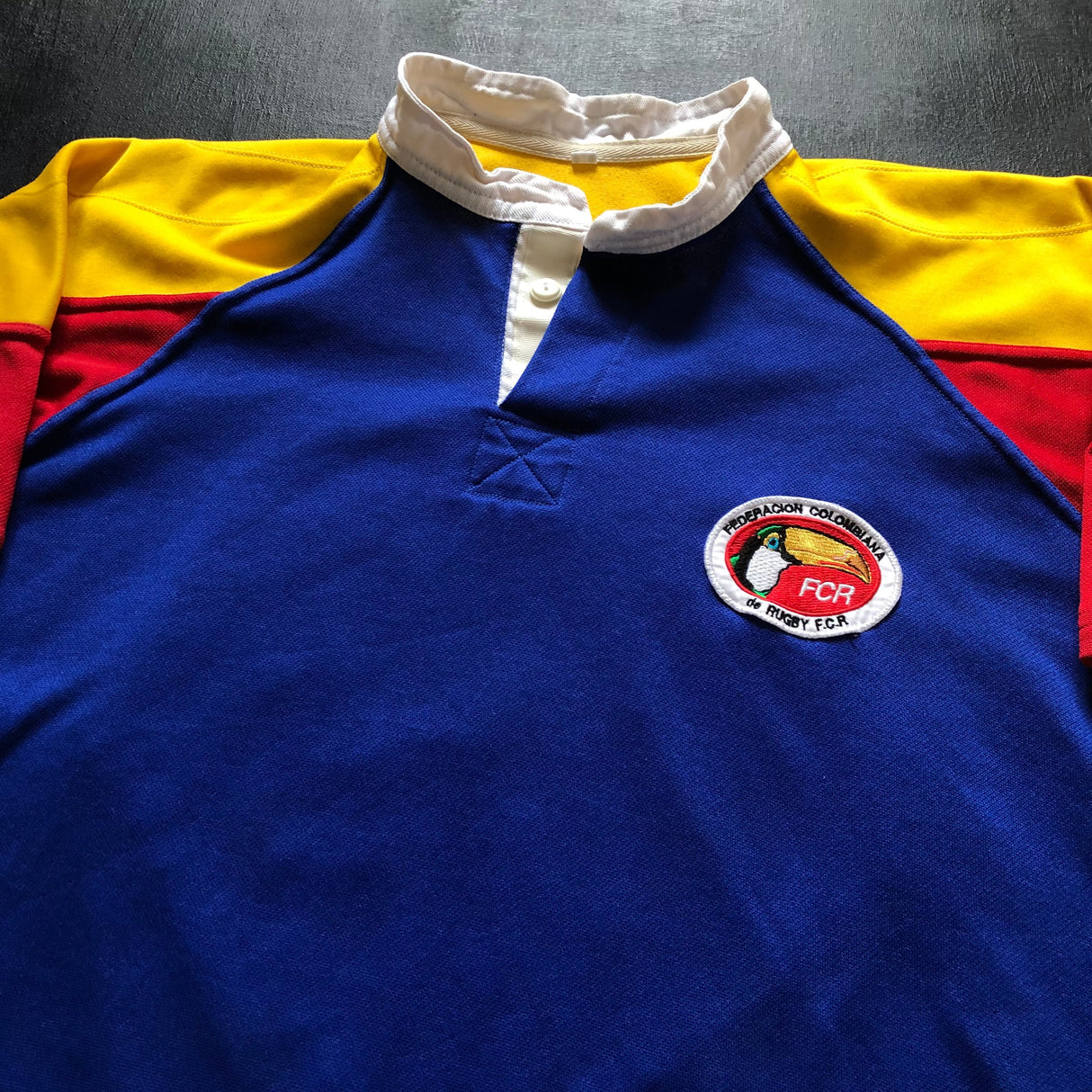 Colombia National Rugby Team Jersey 1990's Match Worn Medium Underdog Rugby - The Tier 2 Rugby Shop