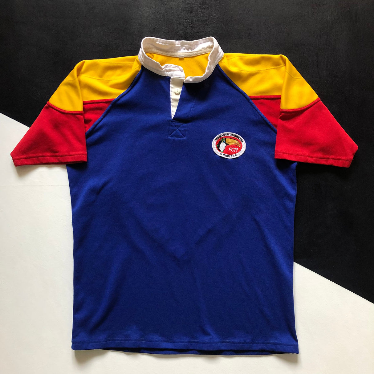 Colombia National Rugby Team Jersey 1990's Match Worn Medium Underdog Rugby - The Tier 2 Rugby Shop