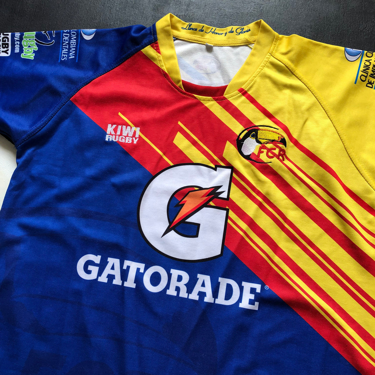 Colombia National Rugby Team Jersey 2012 Large Underdog Rugby - The Tier 2 Rugby Shop