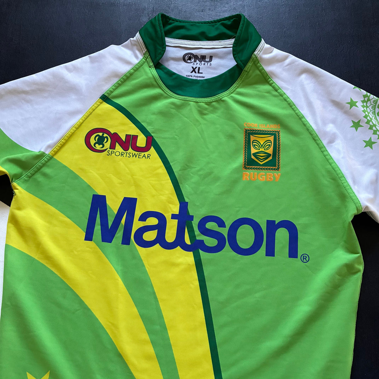 Cook Islands National Rugby Team Jersey 2013 Player Issue XL Underdog Rugby - The Tier 2 Rugby Shop