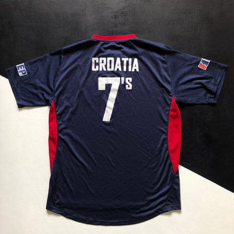 Croatia National Rugby Sevens Team Training Tee Large Underdog Rugby - The Tier 2 Rugby Shop