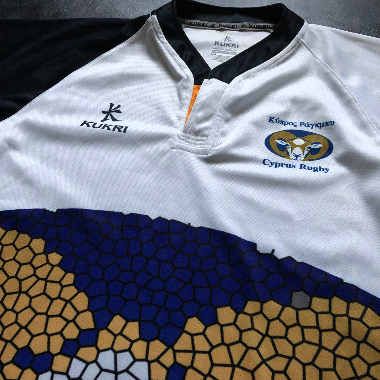 Cyprus National Rugby Team Training Jersey 2012 Large Underdog Rugby - The Tier 2 Rugby Shop