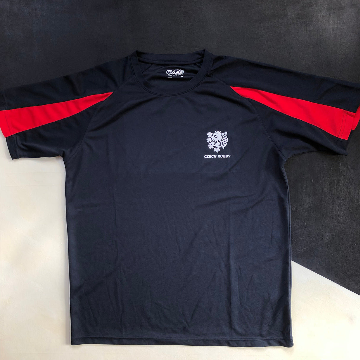 Czech Republic National Rugby Team Training Tee XL Underdog Rugby - The Tier 2 Rugby Shop