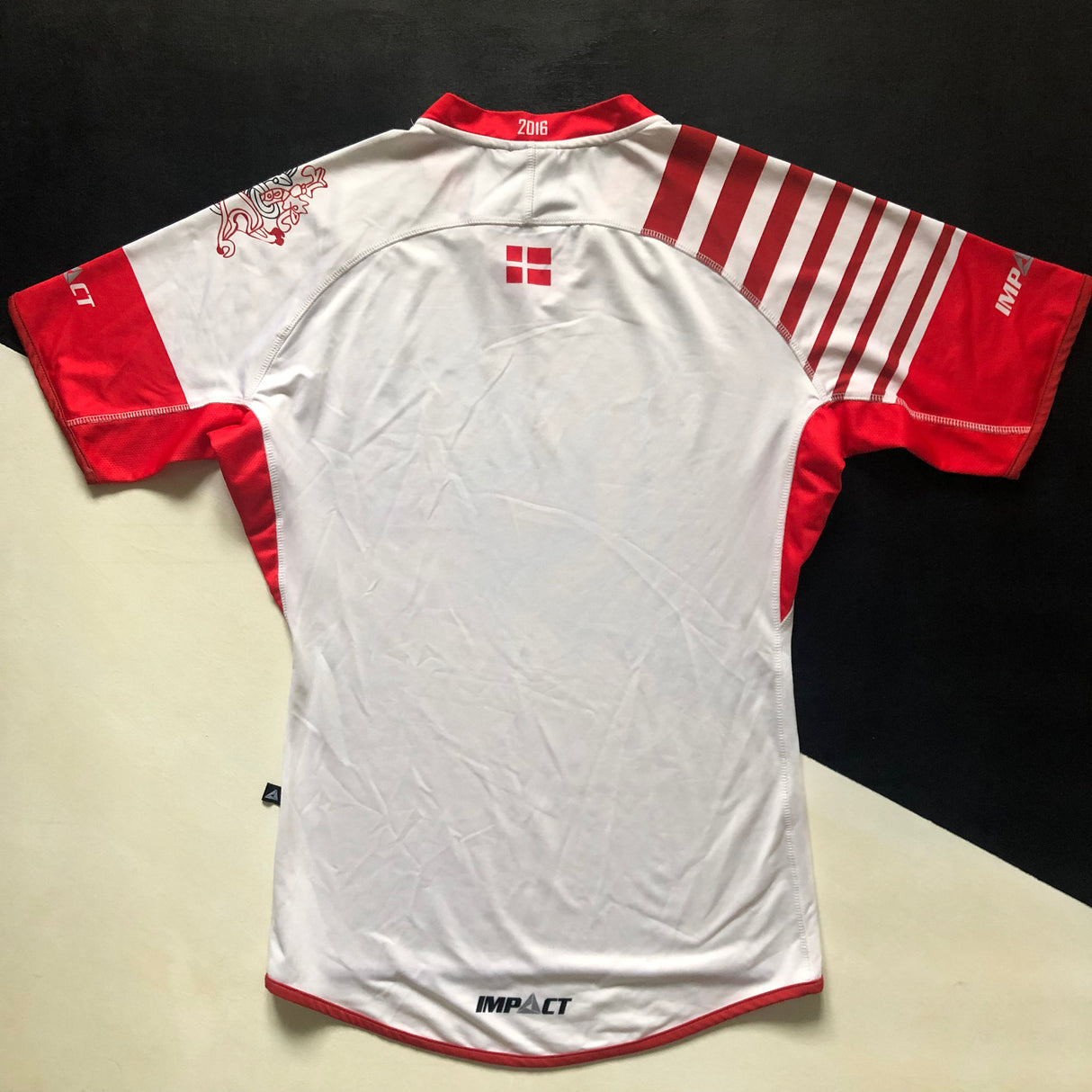 Denmark National Rugby Sevens Team Jersey 2016 Away XL Underdog Rugby - The Tier 2 Rugby Shop