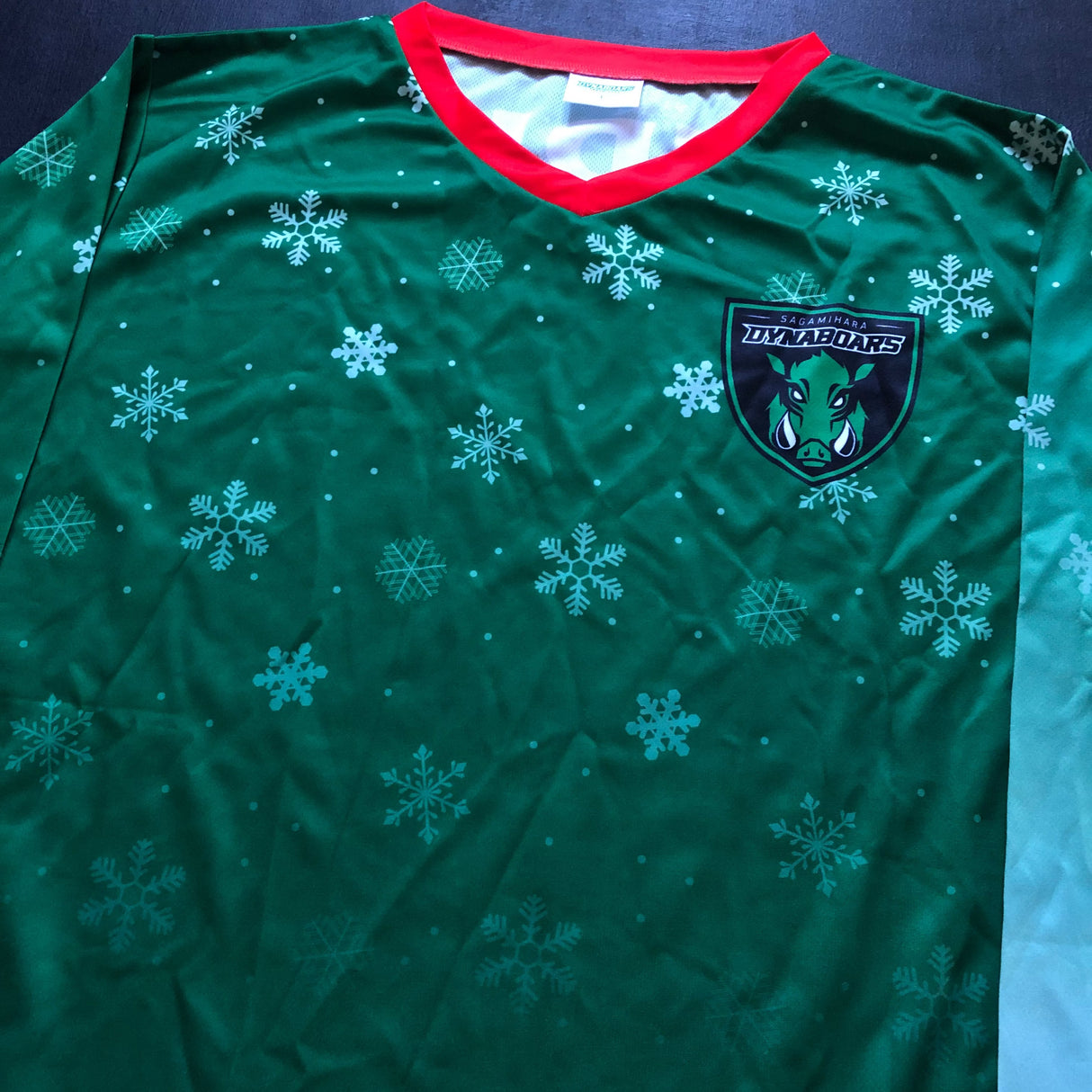 DynaBoars Rugby Team Ice Hockey Style Fan Jersey Christmas Edition Large Underdog Rugby - The Tier 2 Rugby Shop