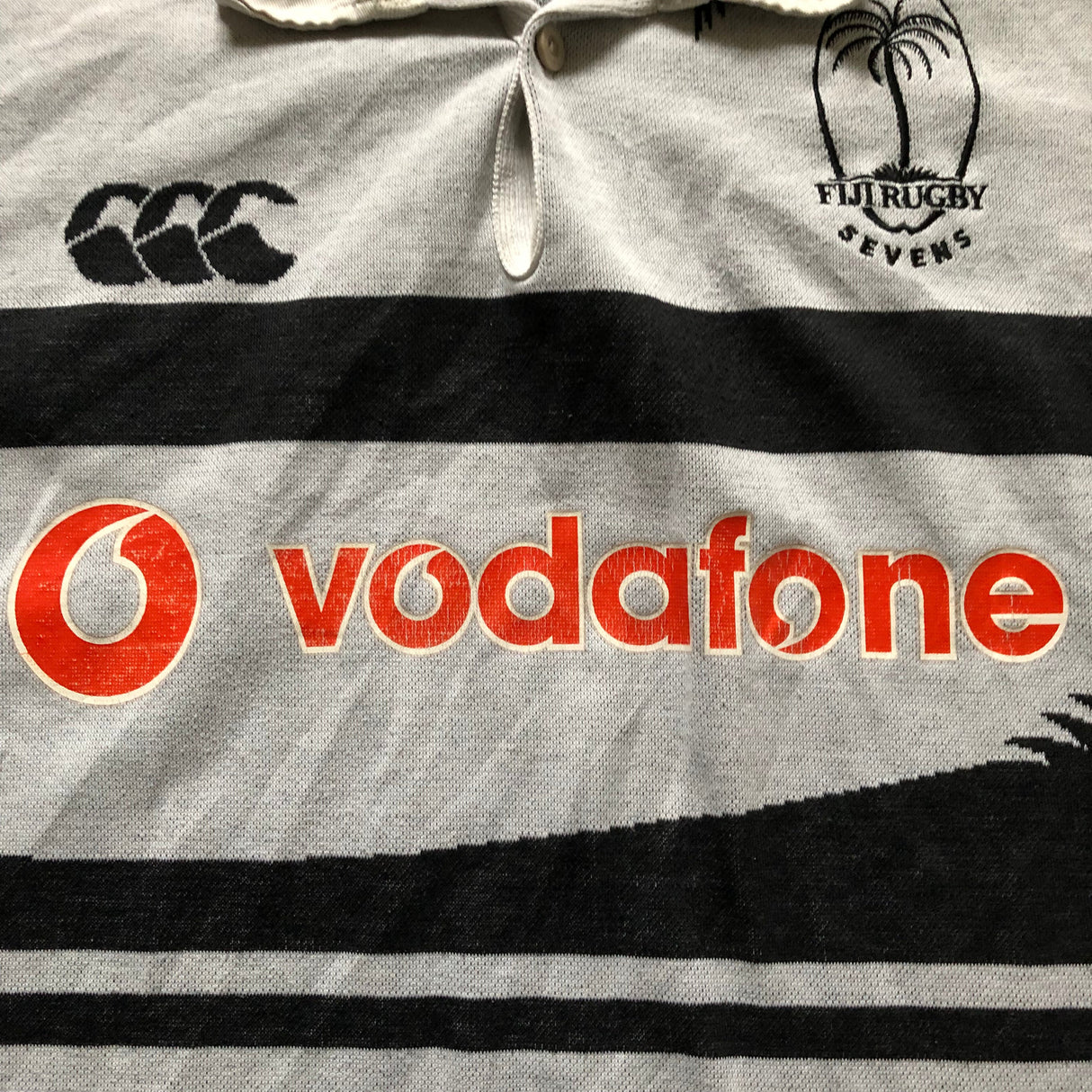 Fiji National Rugby Sevens Team Jersey 1999 Temex Large Underdog Rugby - The Tier 2 Rugby Shop