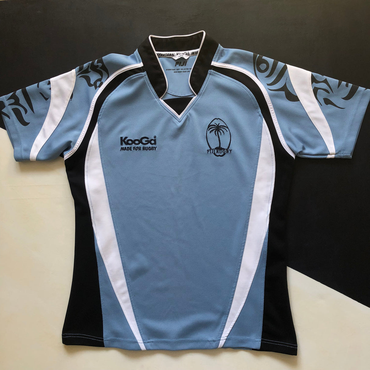 Fiji National Rugby Team Jersey 2006/07 Away Large Underdog Rugby - The Tier 2 Rugby Shop