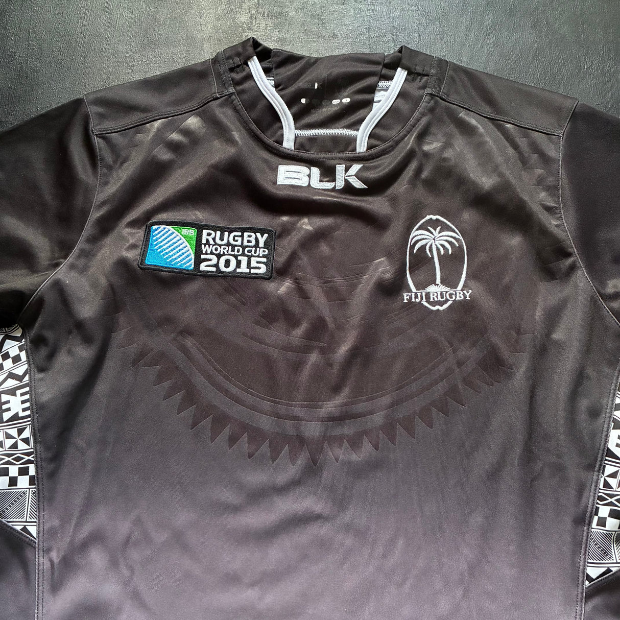 Fiji National Rugby Team Jersey 2015 Rugby World Cup Away Large Underdog Rugby - The Tier 2 Rugby Shop