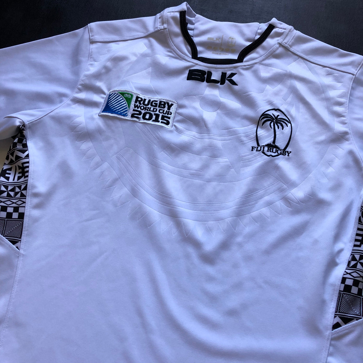 Fiji National Rugby Team Jersey 2015 Rugby World Cup Large Underdog Rugby - The Tier 2 Rugby Shop