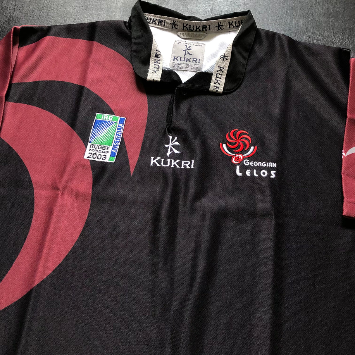 Georgia National Rugby Team Jersey 2003 Rugby World Cup XL Underdog Rugby - The Tier 2 Rugby Shop