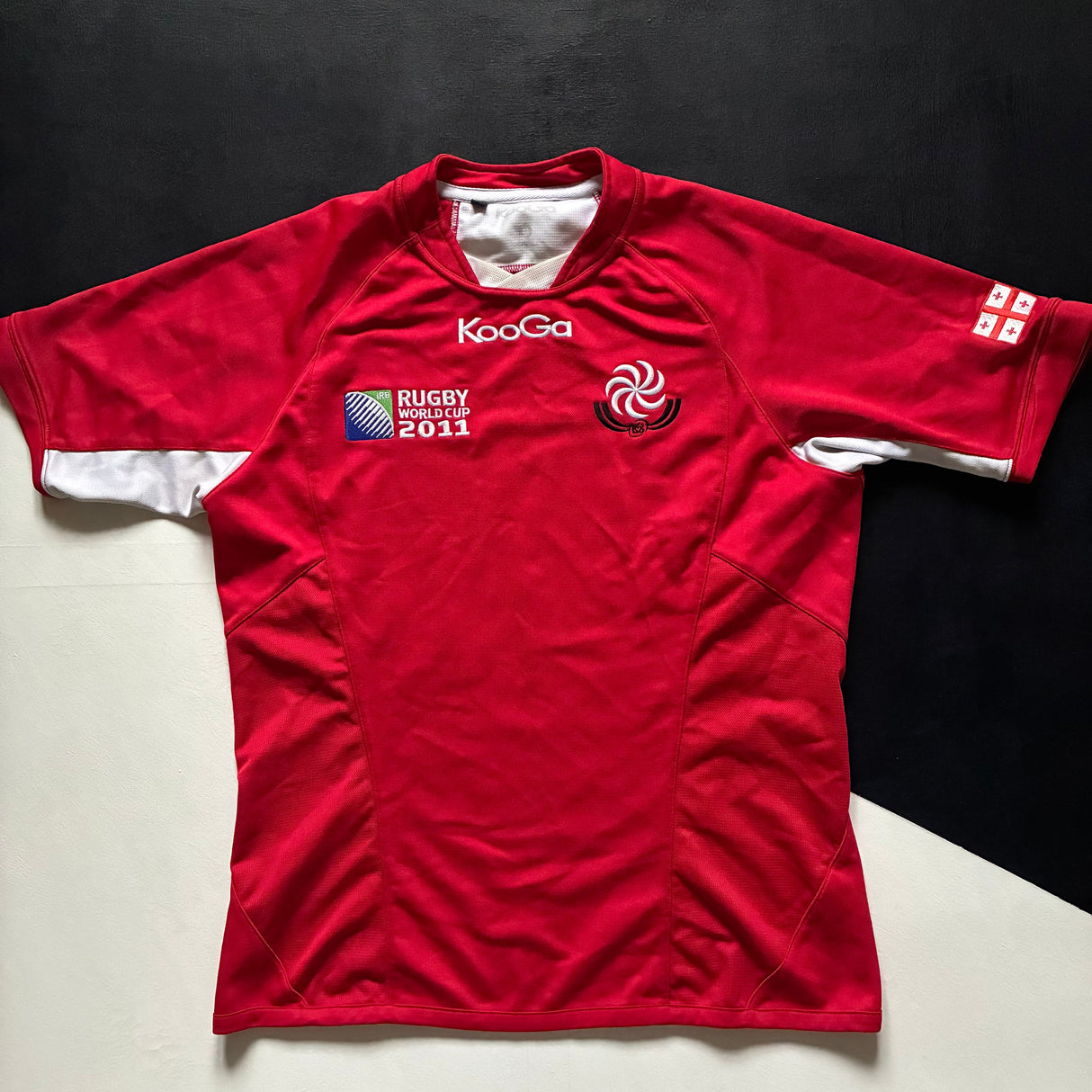 Georgia National Rugby Team Jersey 2011 Rugby World Cup Medium Underdog Rugby - The Tier 2 Rugby Shop