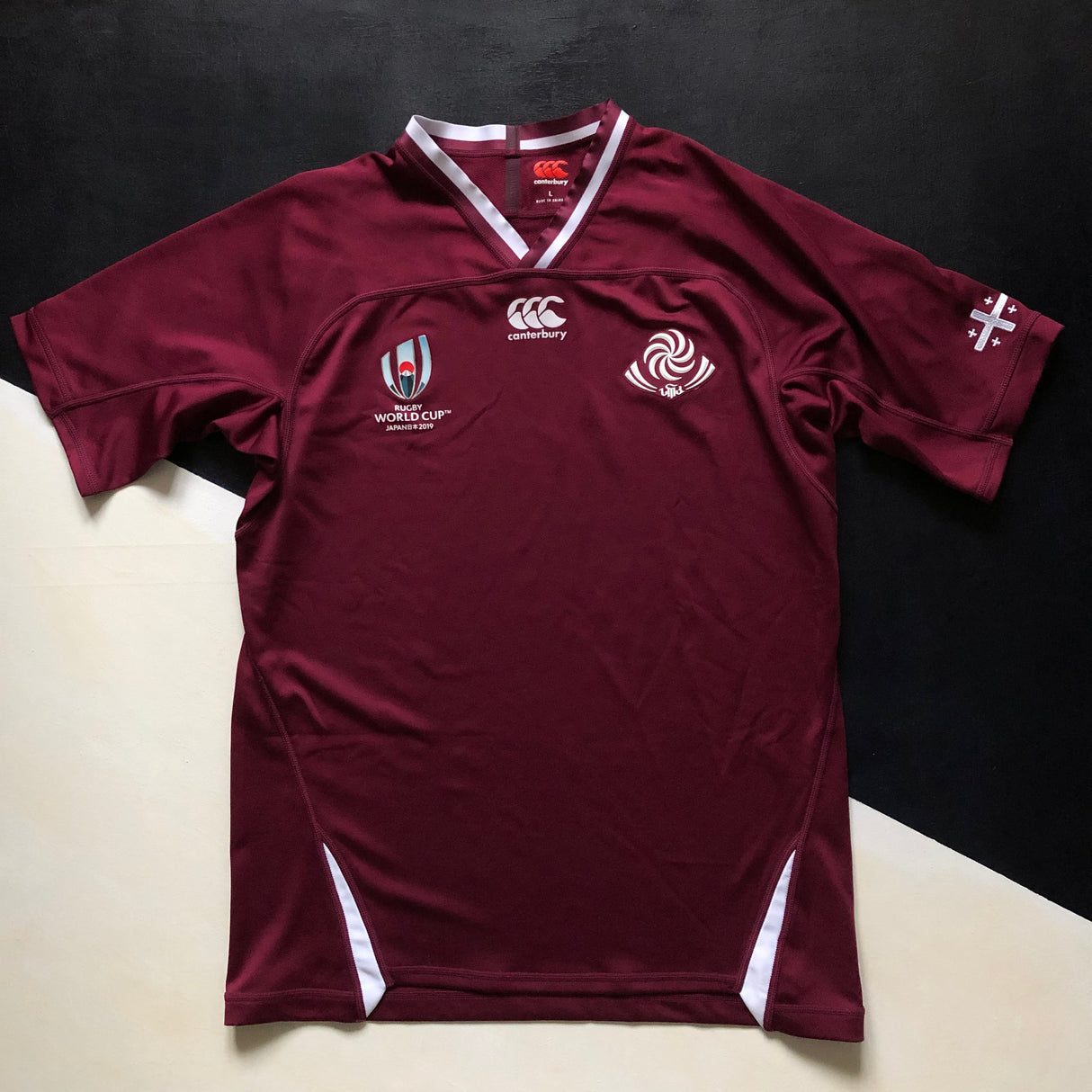 Georgia National Rugby Team Jersey 2019 Rugby World Cup Large Underdog Rugby - The Tier 2 Rugby Shop