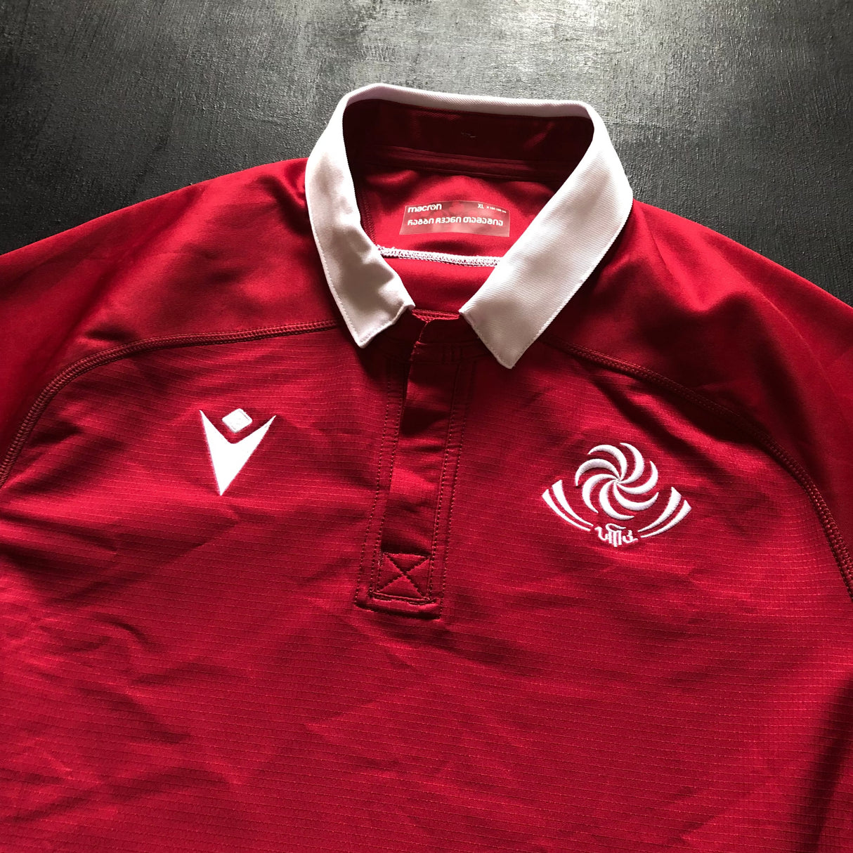 Georgia National Rugby Team Jersey 2022/23 Player Issue XL Underdog Rugby - The Tier 2 Rugby Shop
