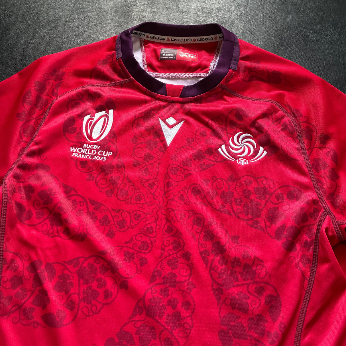 Georgia National Rugby Team Jersey 2023 Medium Underdog Rugby - The Tier 2 Rugby Shop