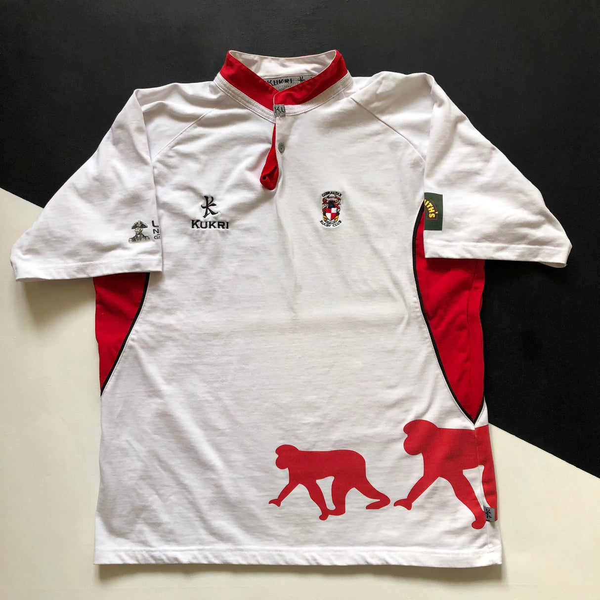 Gibraltar National Rugby Team Jersey 2010 2XL Underdog Rugby - The Tier 2 Rugby Shop