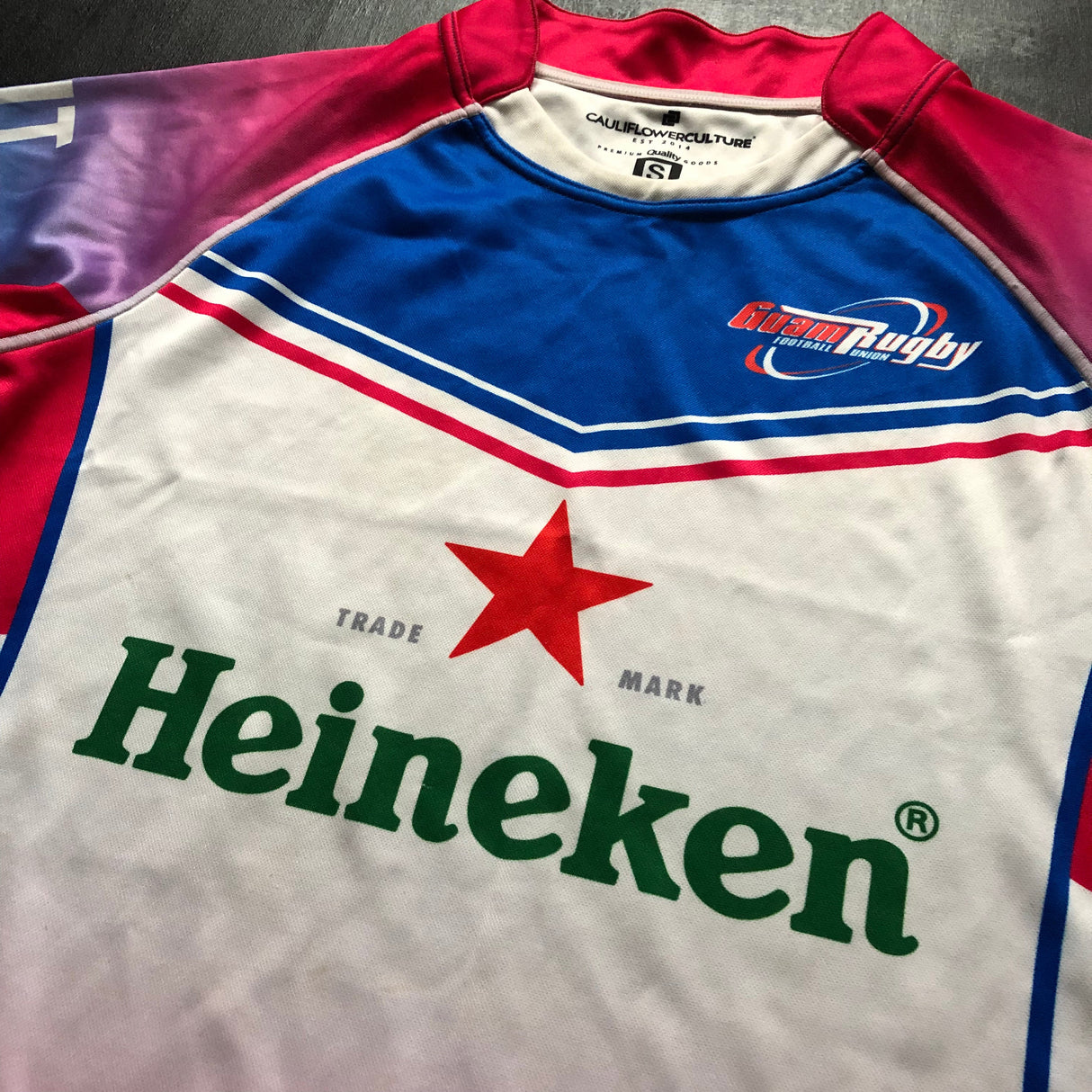 Guam National Rugby Team Jersey 2018/19 Match Worn Small Underdog Rugby - The Tier 2 Rugby Shop