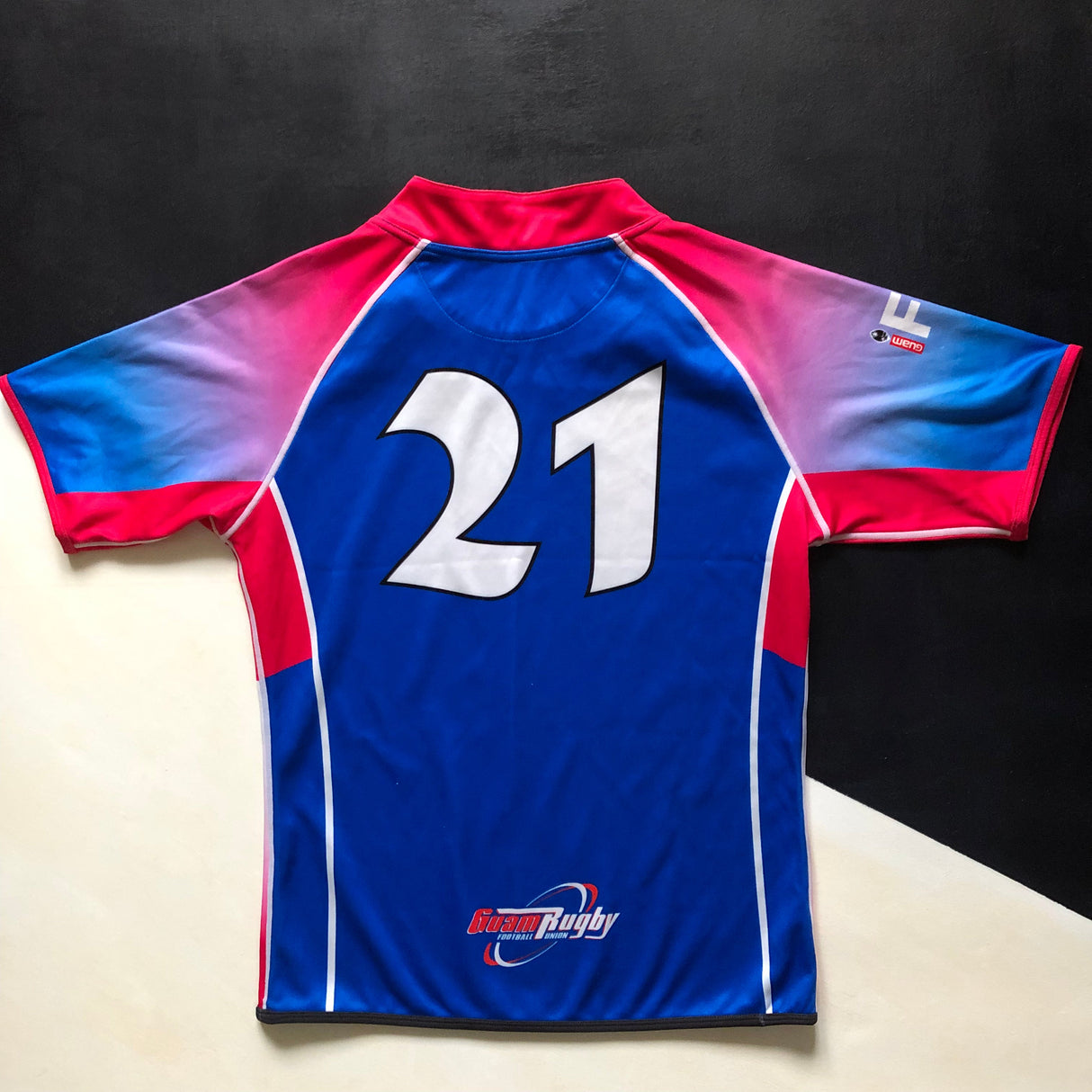 Guam National Rugby Team Jersey 2018/19 Match Worn Small Underdog Rugby - The Tier 2 Rugby Shop