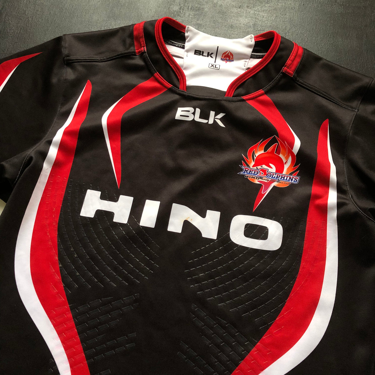 Hino Red Dolphins Rugby Team Jersey 2021 Away (Japan Top League) Player Issue XL Underdog Rugby - The Tier 2 Rugby Shop