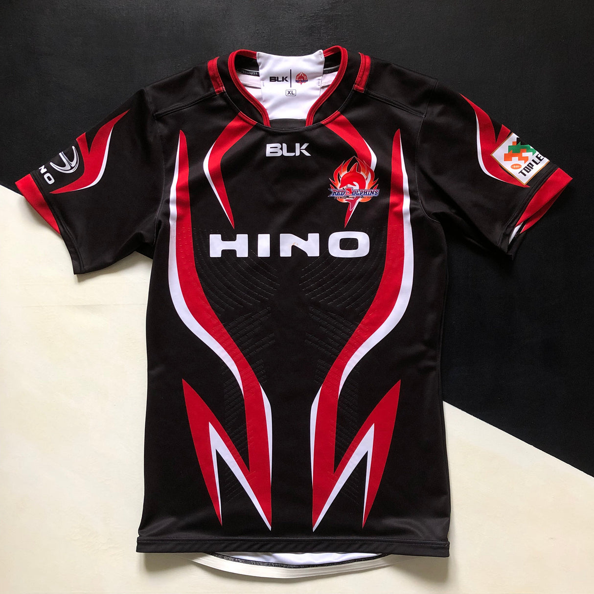 Hino Red Dolphins Rugby Team Jersey 2021 Away (Japan Top League) Player Issue XL Underdog Rugby - The Tier 2 Rugby Shop
