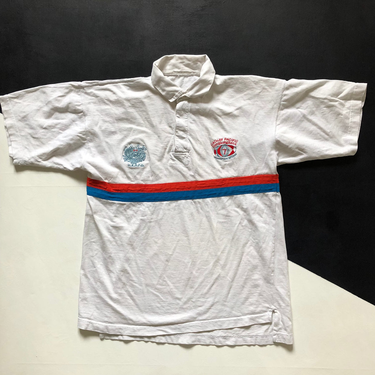 Hong Kong National Rugby Sevens Team Jersey 1980's Medium Underdog Rugby - The Tier 2 Rugby Shop