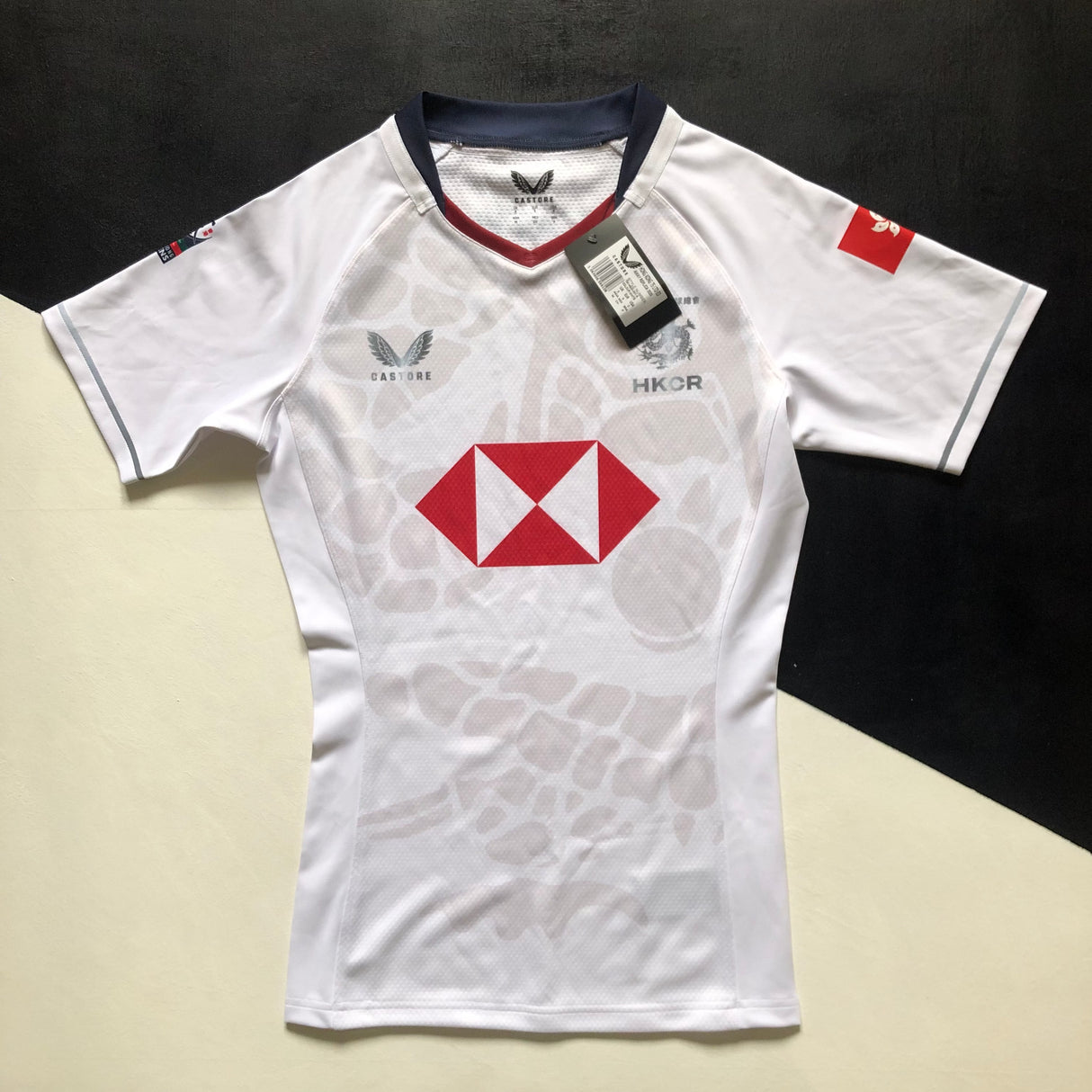 Hong Kong National Rugby Sevens Team Jersey 2025 Away Player Fit Small BNWT Underdog Rugby - The Tier 2 Rugby Shop