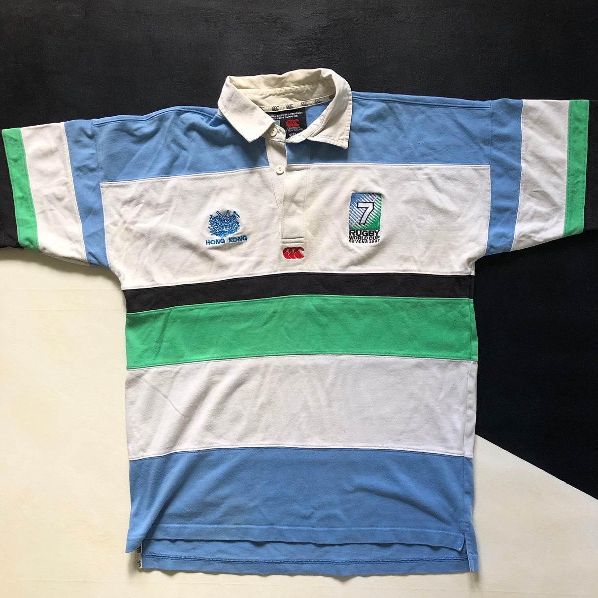 Hong Kong National Rugby Sevens Team Supporter Jersey 1997 Large Underdog Rugby - The Tier 2 Rugby Shop