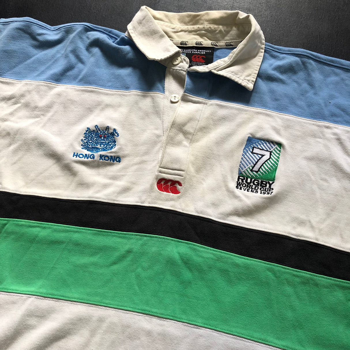 Hong Kong National Rugby Sevens Team Supporter Jersey 1997 Large Underdog Rugby - The Tier 2 Rugby Shop