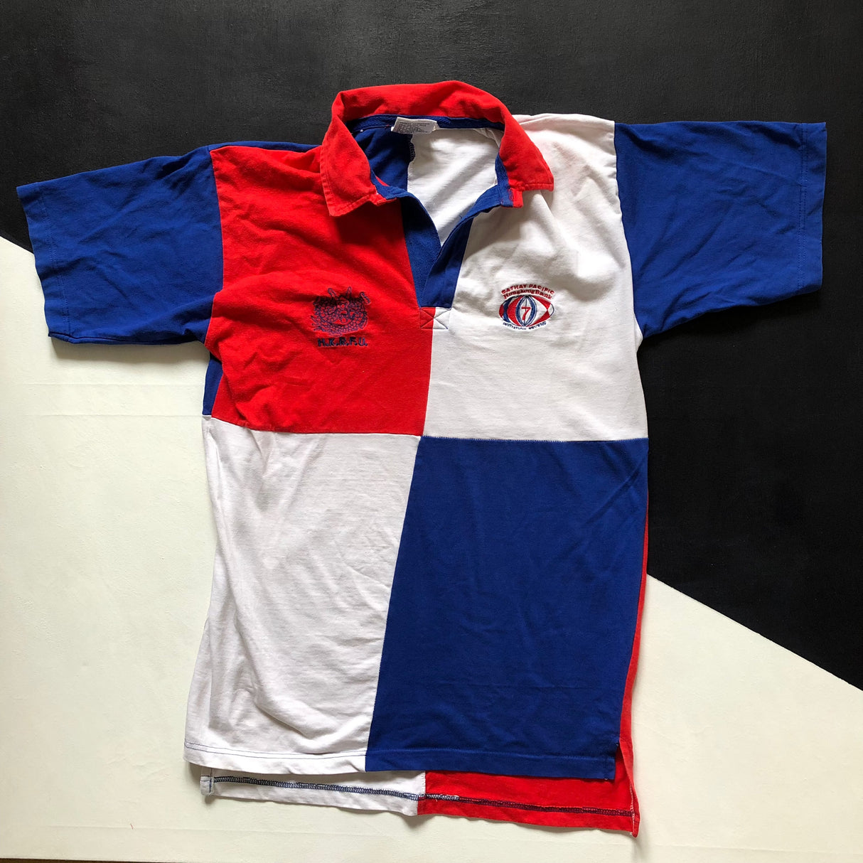 Hong Kong National Rugby Sevens Team Supporters Jersey 1991 Large Underdog Rugby - The Tier 2 Rugby Shop