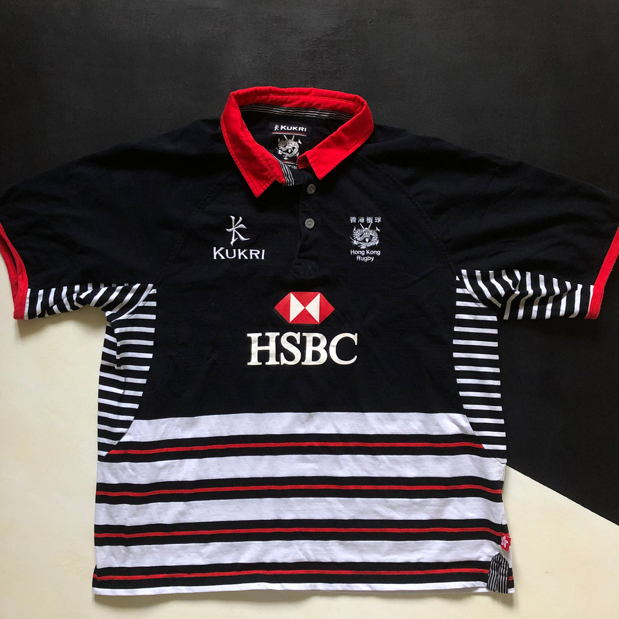 Hong Kong National Rugby Sevens Team Supporters Jersey 2017 3XL Underdog Rugby - The Tier 2 Rugby Shop