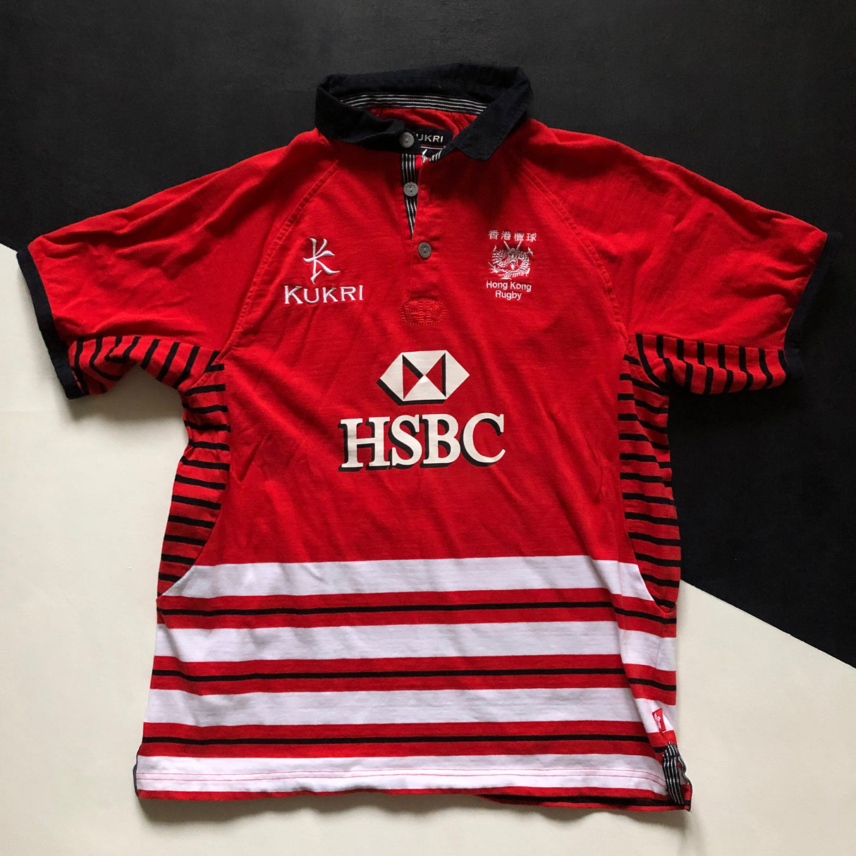 Hong Kong National Rugby Sevens Team Supporters Jersey 2017 Away Medium Underdog Rugby - The Tier 2 Rugby Shop