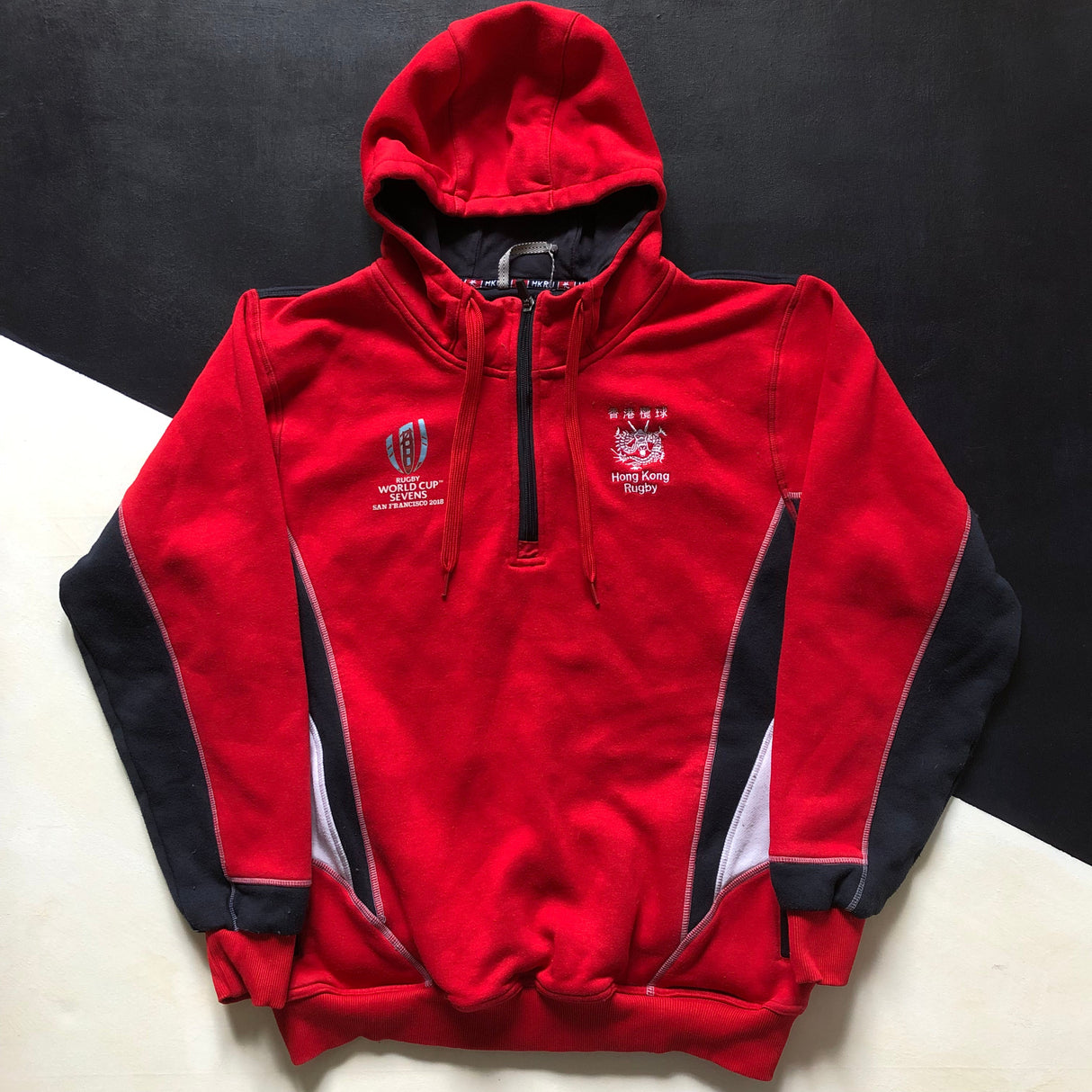 Hong Kong National Rugby Team Hoodie Medium Underdog Rugby - The Tier 2 Rugby Shop