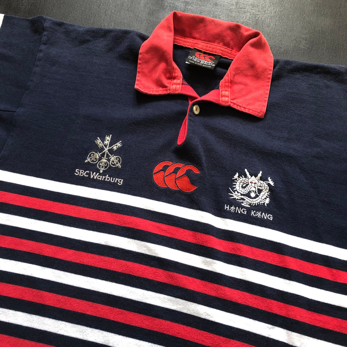 Hong Kong National Rugby Team Jersey 1996/97 Medium Underdog Rugby - The Tier 2 Rugby Shop