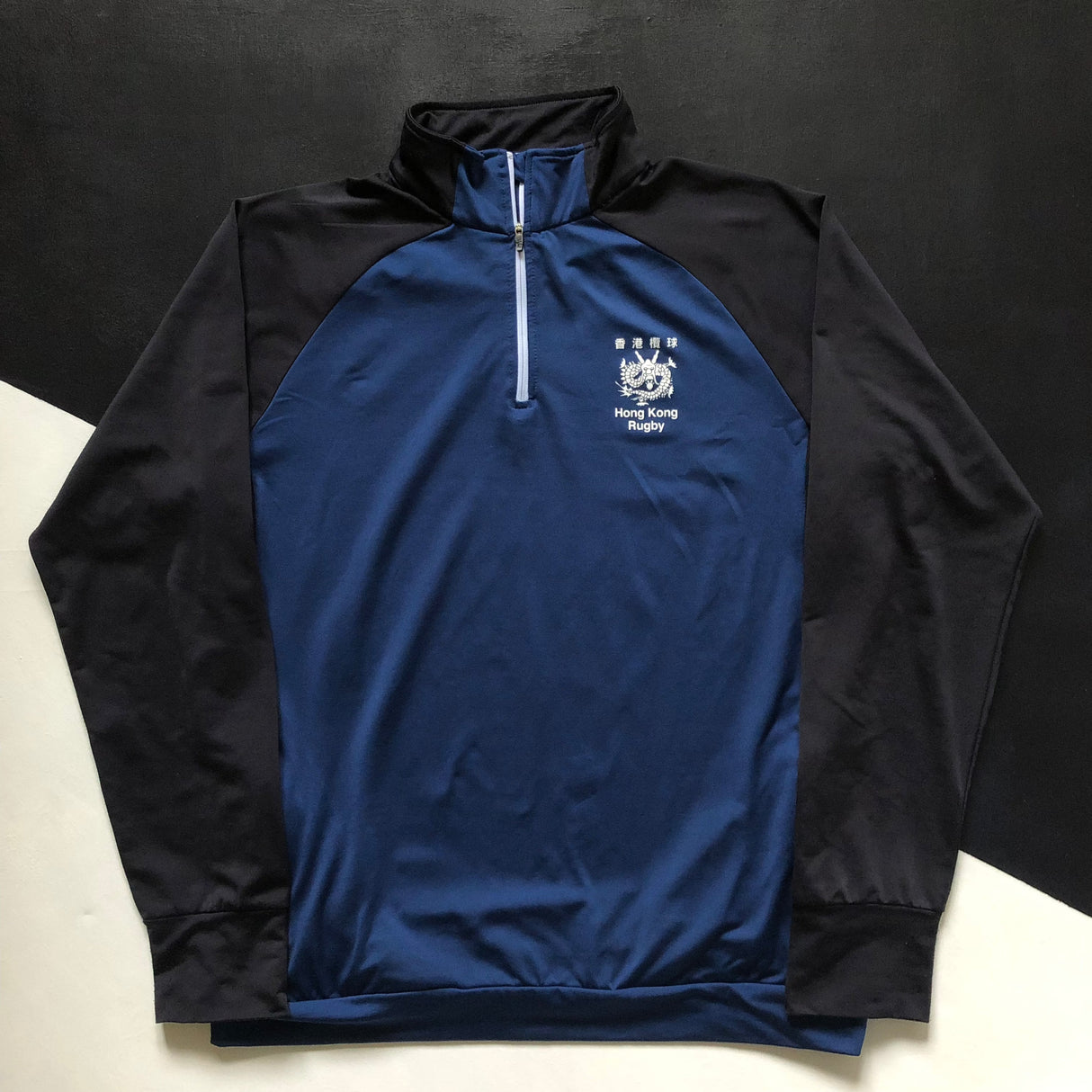 Hong Kong National Rugby Team Quarter Zip Training Jacket Large Underdog Rugby - The Tier 2 Rugby Shop