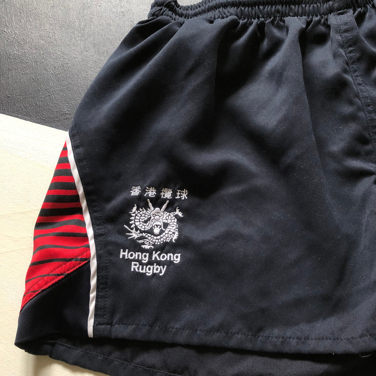 Hong Kong National Rugby Team Shorts 2019 Large Underdog Rugby - The Tier 2 Rugby Shop