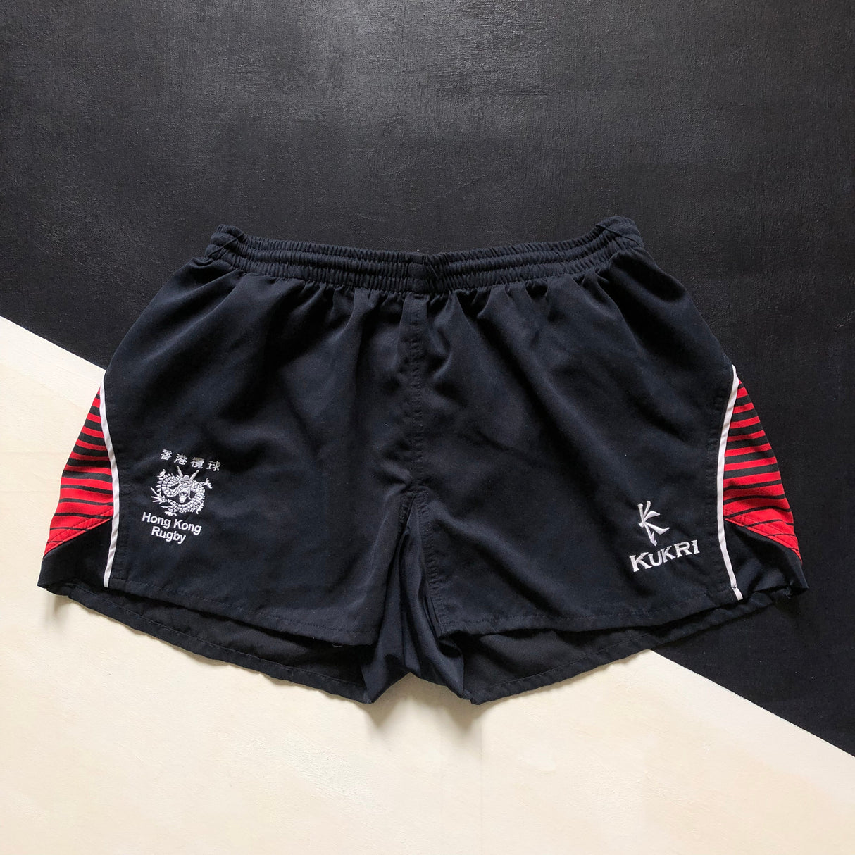Hong Kong National Rugby Team Shorts 2019 Large Underdog Rugby - The Tier 2 Rugby Shop