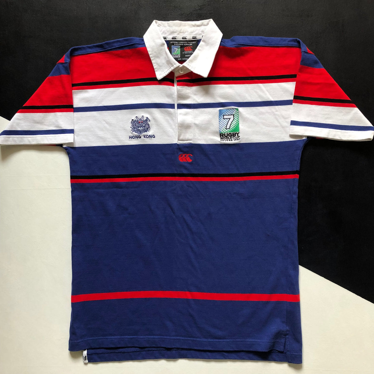 Hong Kong National Rugby Team Supporters Jersey 1997 Large Underdog Rugby - The Tier 2 Rugby Shop