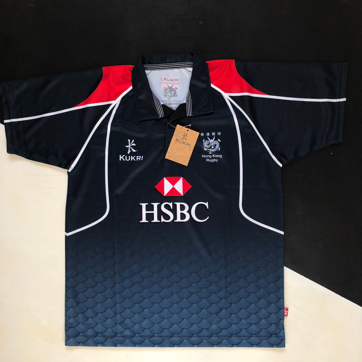 Hong Kong National Rugby Team Training Polo BNWT Medium Underdog Rugby - The Tier 2 Rugby Shop