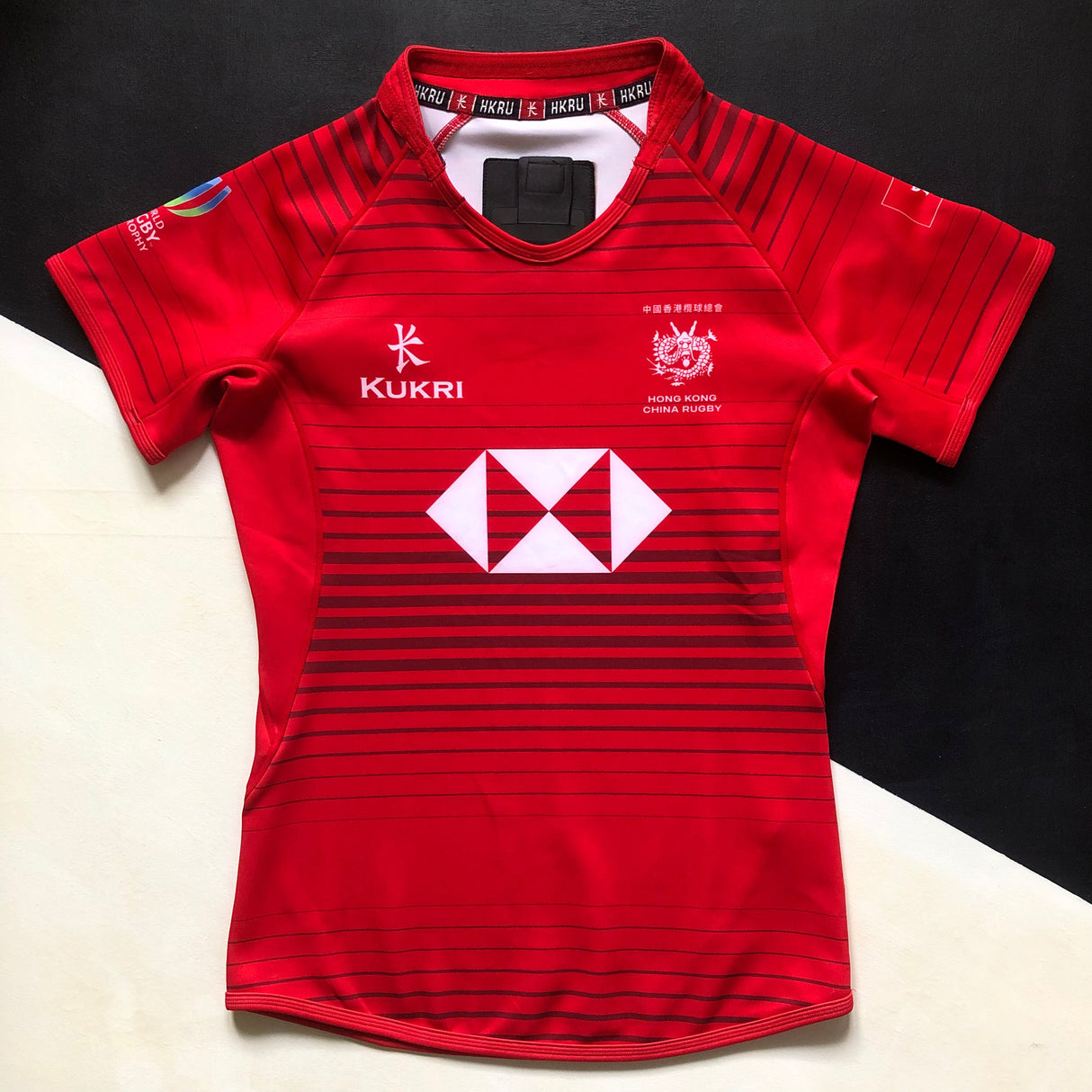 Hong Kong National Rugby Team U20's Jersey 2023 Away Match Worn Large Underdog Rugby - The Tier 2 Rugby Shop