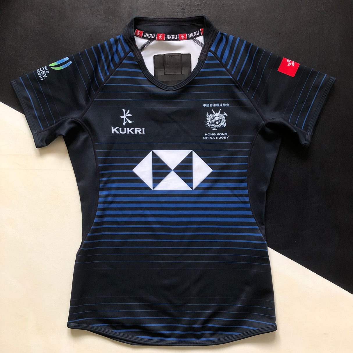 Hong Kong National Rugby Team U20's Jersey 2023 Match Worn Large Underdog Rugby - The Tier 2 Rugby Shop