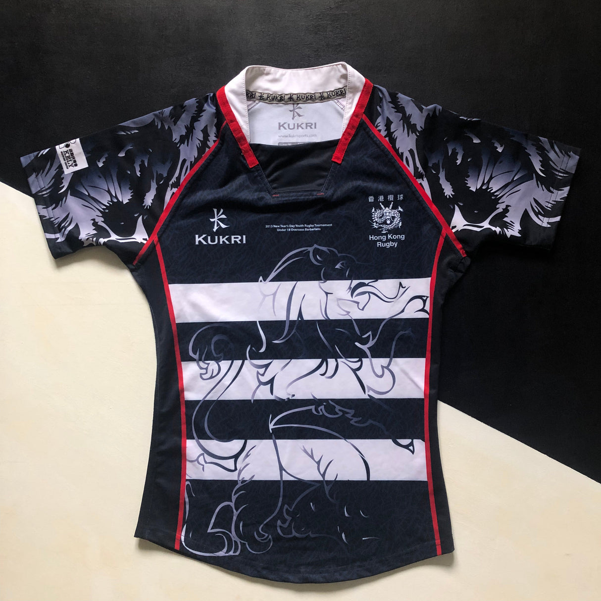 Hong Kong Overseas Barbarians U18 Jersey 2013 Match Worn Medium Underdog Rugby - The Tier 2 Rugby Shop
