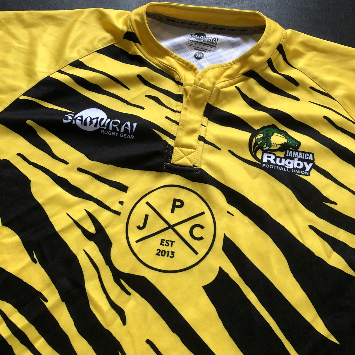 Jamaica National Rugby Sevens Team Jersey 2017/18 3XL Underdog Rugby - The Tier 2 Rugby Shop