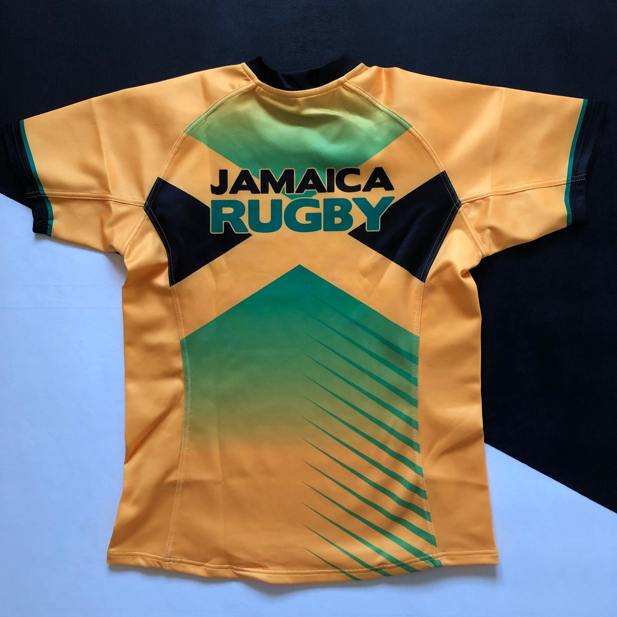 Jamaica National Rugby Sevens Team Jersey 2022 Commonwealth Games Large Underdog Rugby - The Tier 2 Rugby Shop