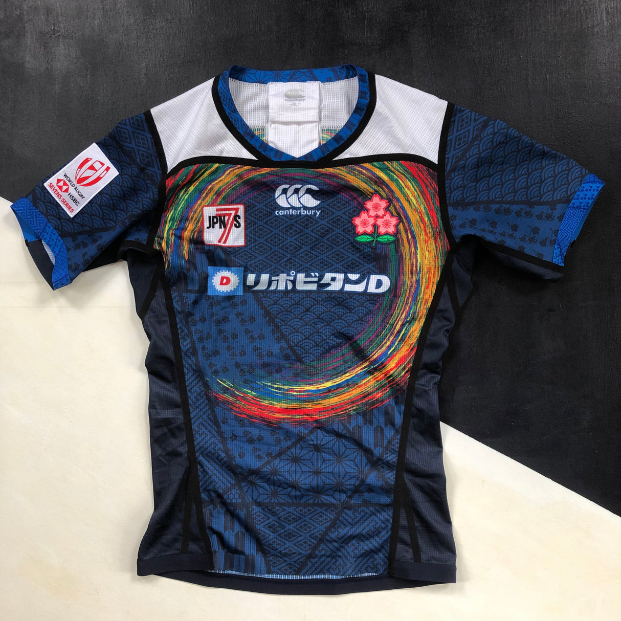 Japan National Rugby Sevens Team Jersey 2022 Away Match Worn XL Underdog Rugby - The Tier 2 Rugby Shop