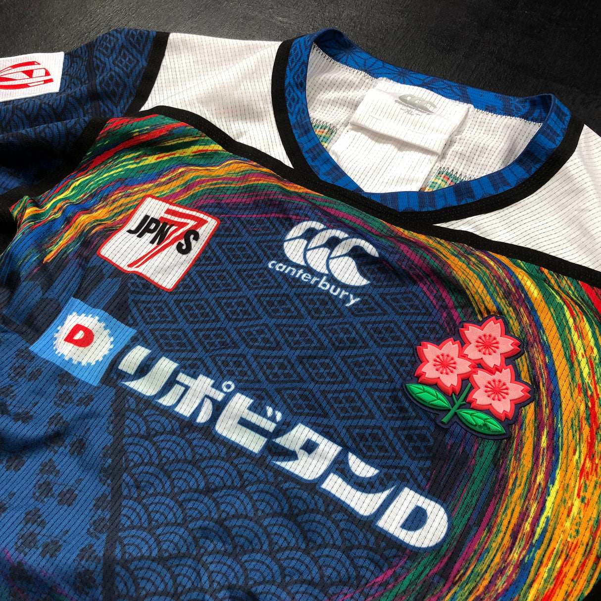 Japan National Rugby Sevens Team Jersey 2022 Away Match Worn XL Underdog Rugby - The Tier 2 Rugby Shop
