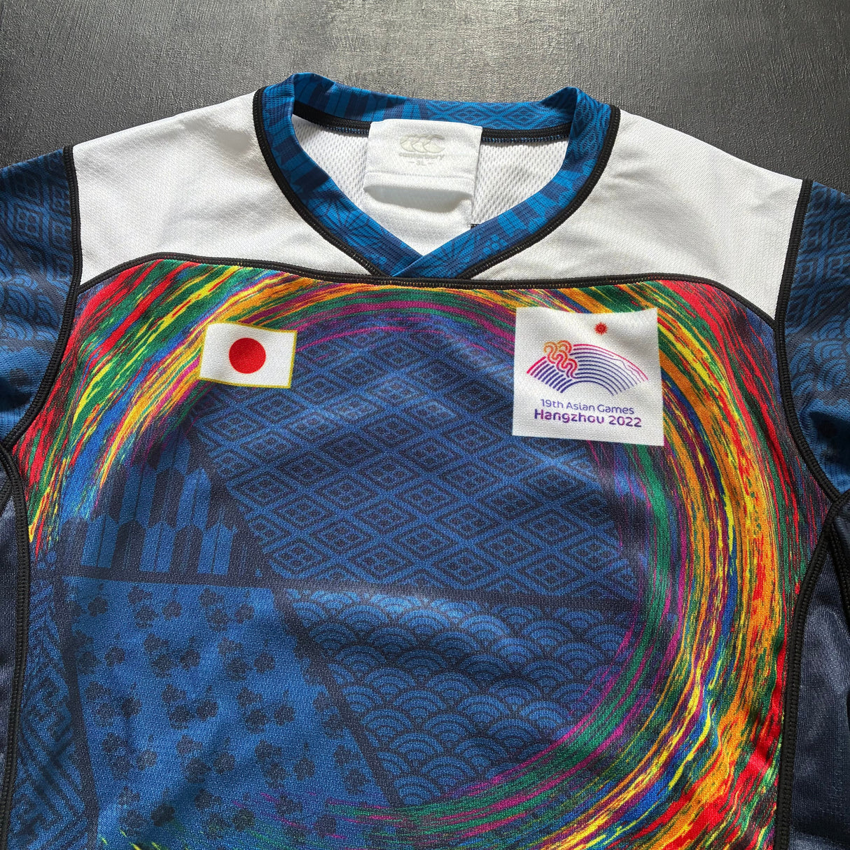 Japan National Rugby Sevens Team Jersey 2023 Away Match Worn 3L Underdog Rugby - The Tier 2 Rugby Shop