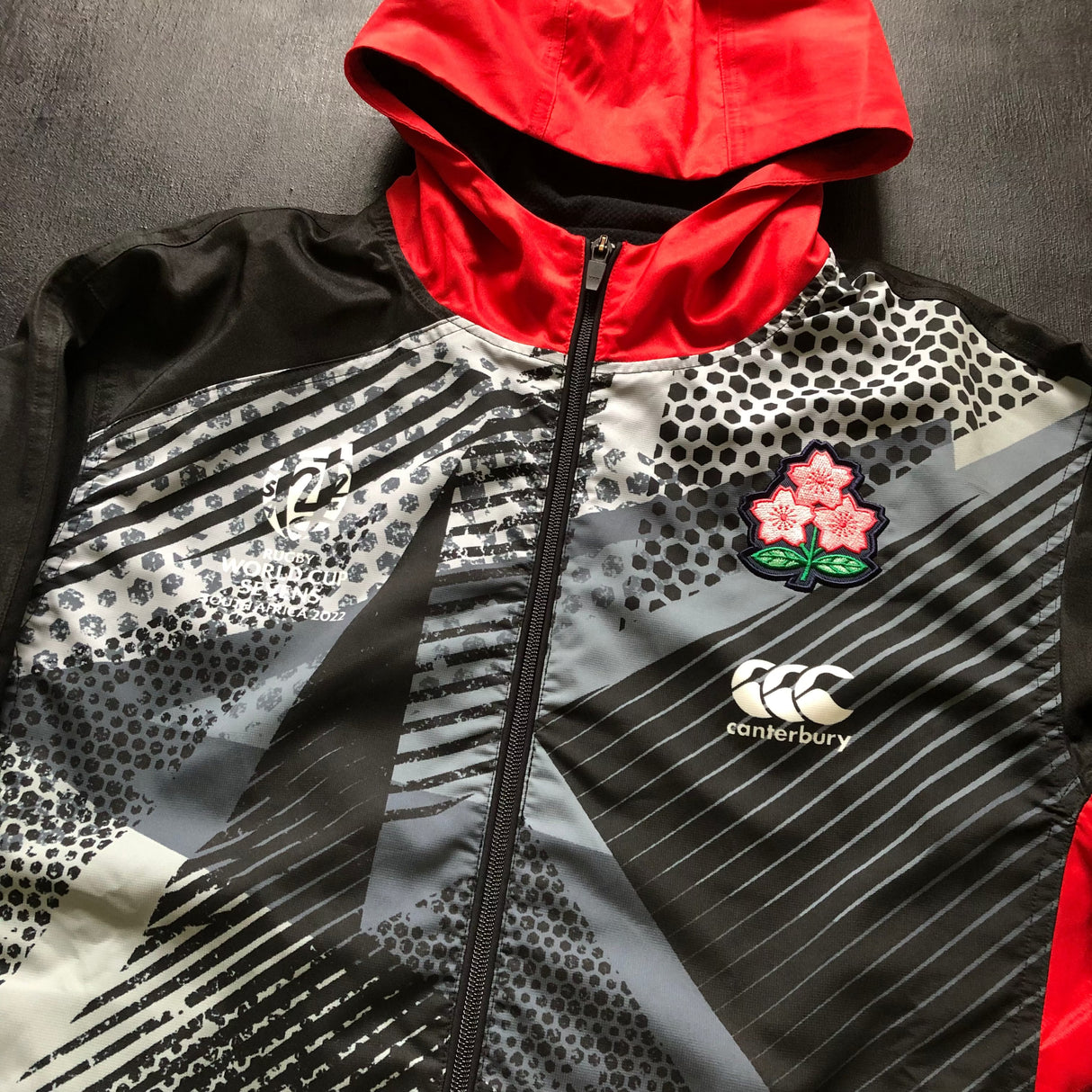 Japan National Rugby Sevens Team Training Jacket 2022 Sevens World Cup Medium Underdog Rugby - The Tier 2 Rugby Shop