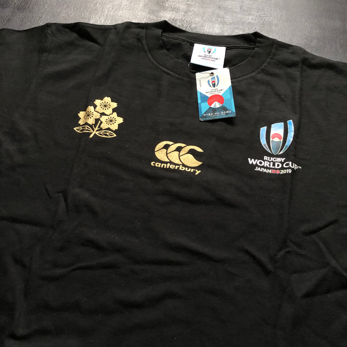 Japan National Rugby Team 2019 Rugby World Cup Commemorative Tee Large BNWT Underdog Rugby - The Tier 2 Rugby Shop