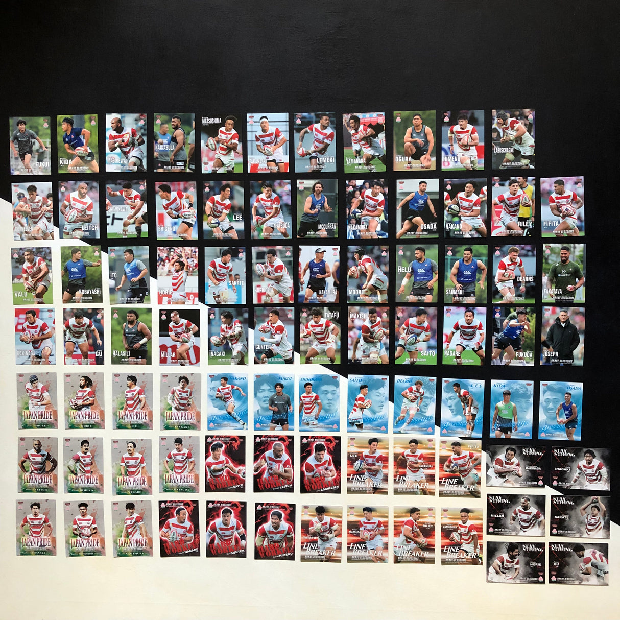 Japan National Rugby Team BBM 2023 Season Complete Regular Trading Card Set (85 Cards) Underdog Rugby - The Tier 2 Rugby Shop